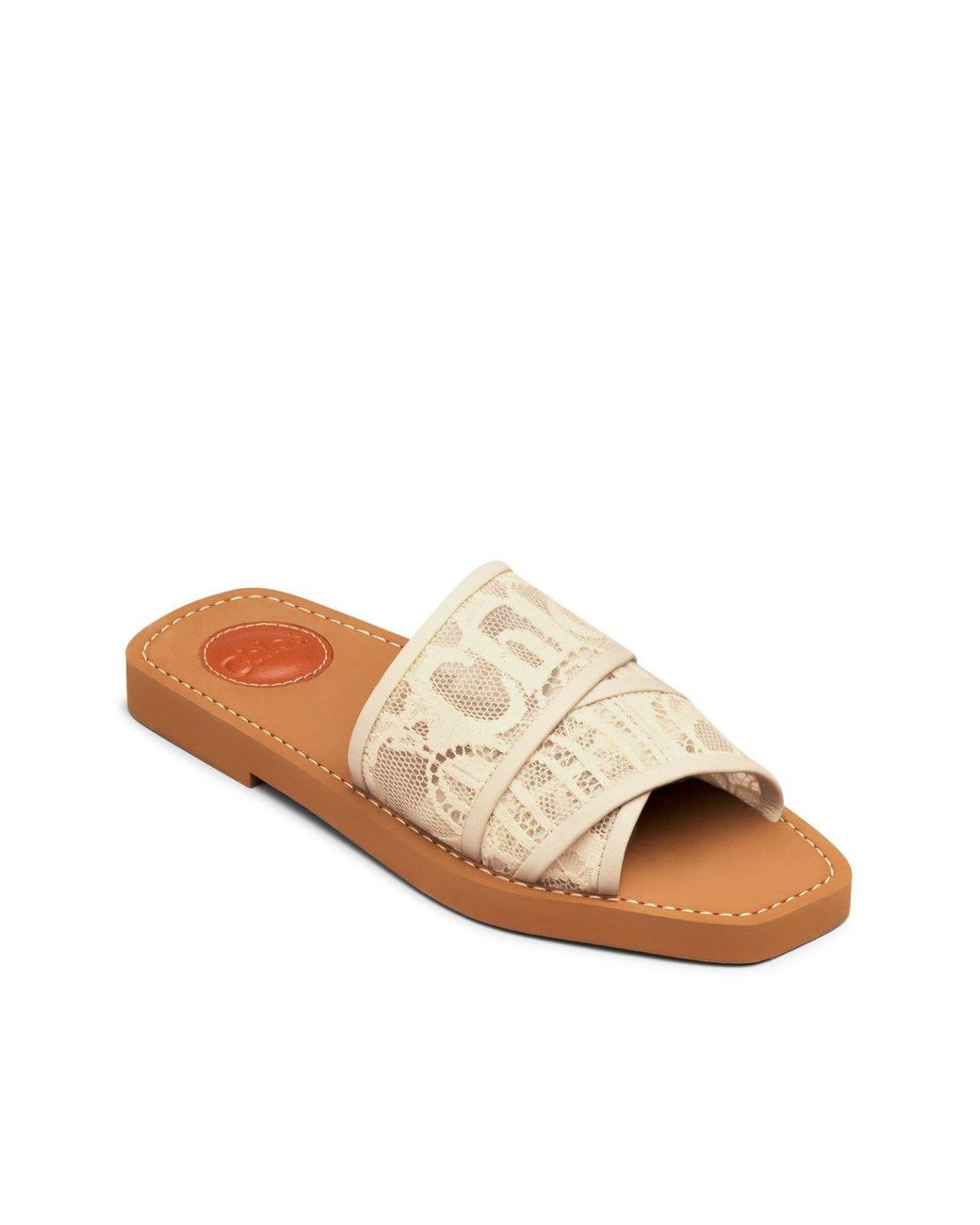 chloe flat mule sandals