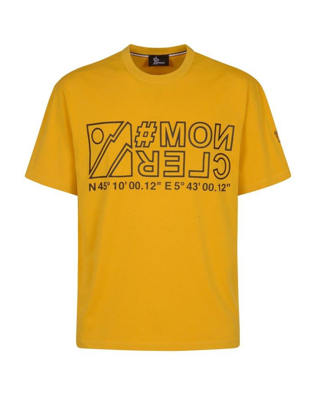 yellow moncler shirt