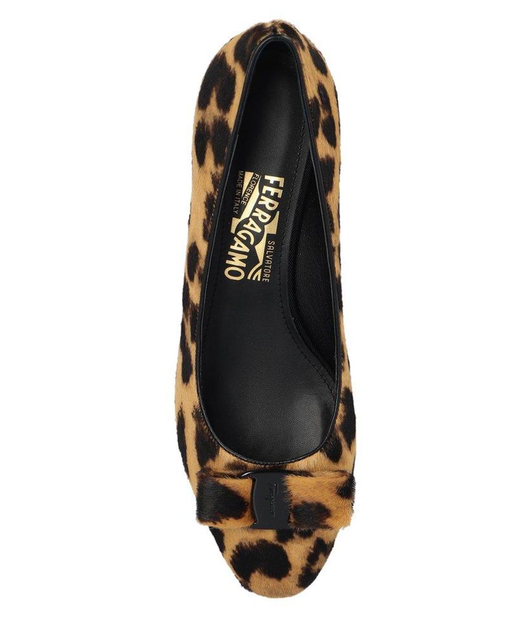 Ferragamo clearance leopard shoes