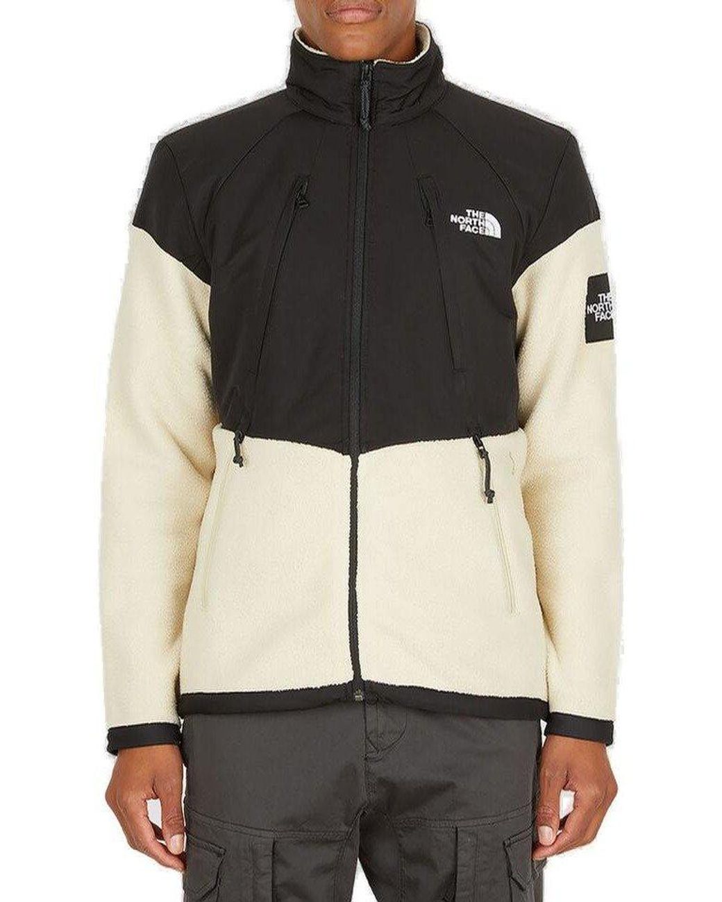 The North Face Phlego Denali Zip-up Jacket in Black for Men | Lyst