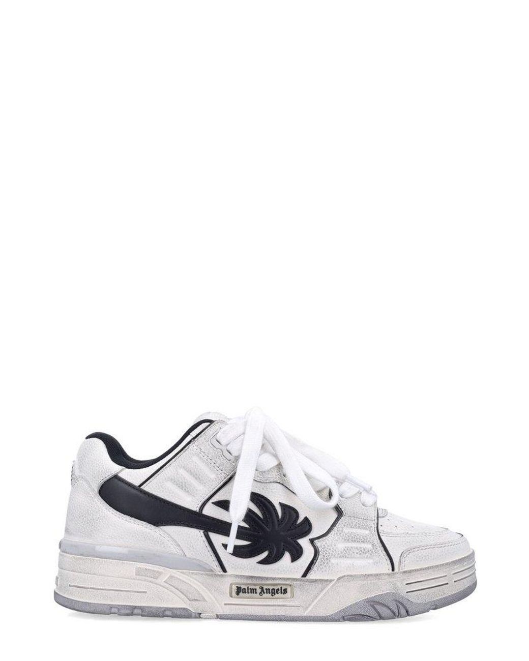 Palm Angels Venice Worn Out Palm Patch Sneakers in White for