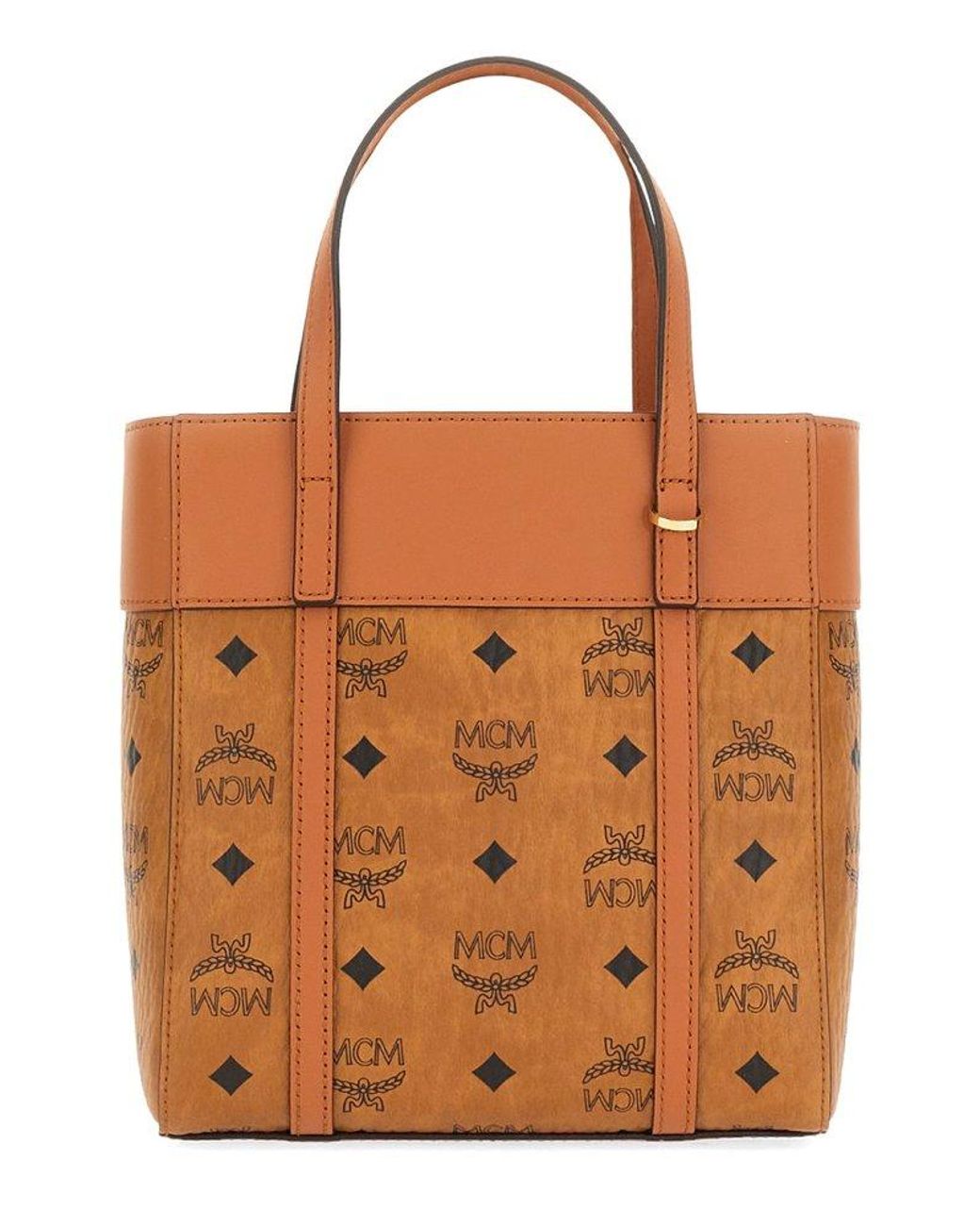 MCM Borsa Shopper Mini in Brown Lyst UK