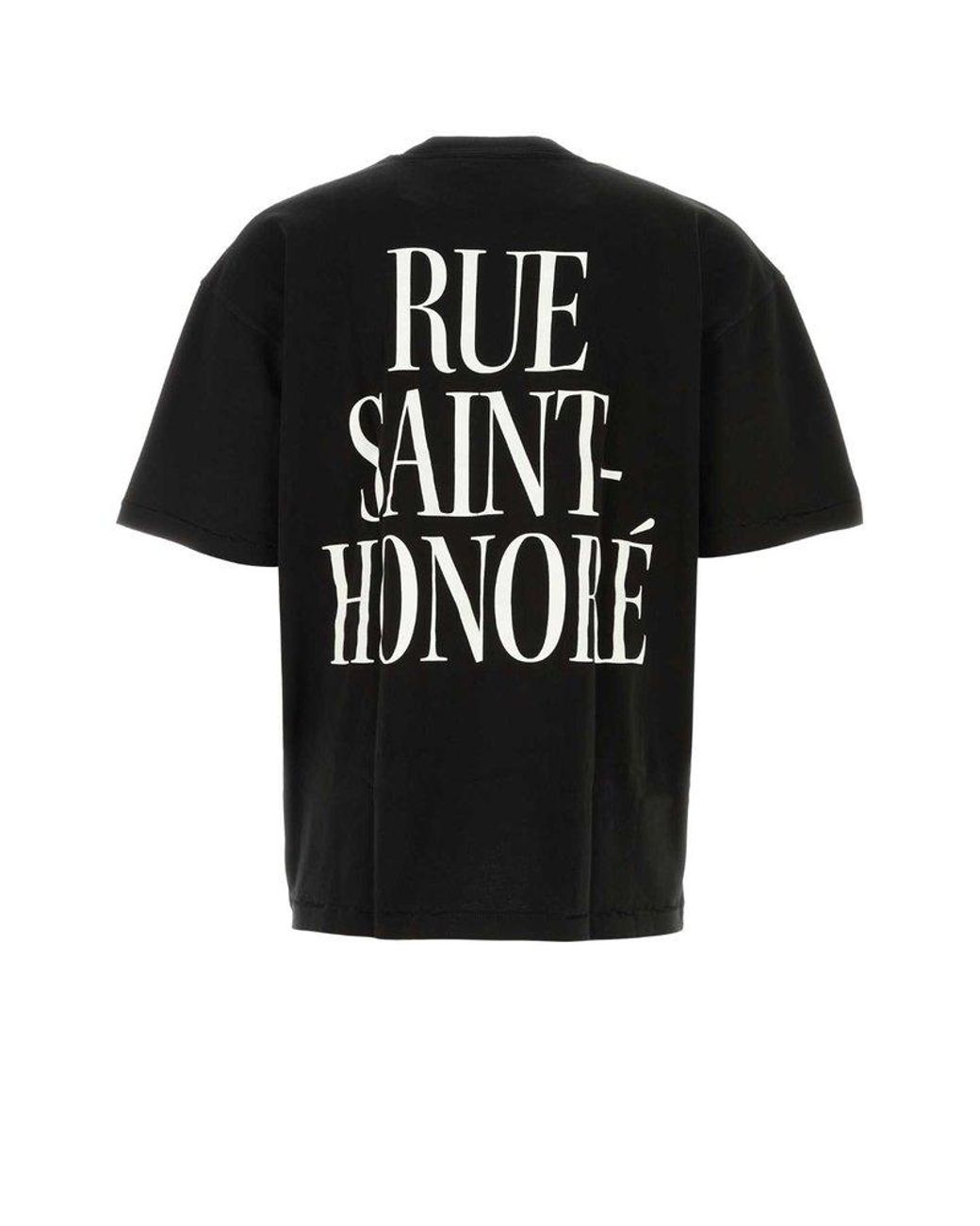 1989 STUDIO Rue Saint-Honoré T-Shirt in Black for Men | Lyst UK