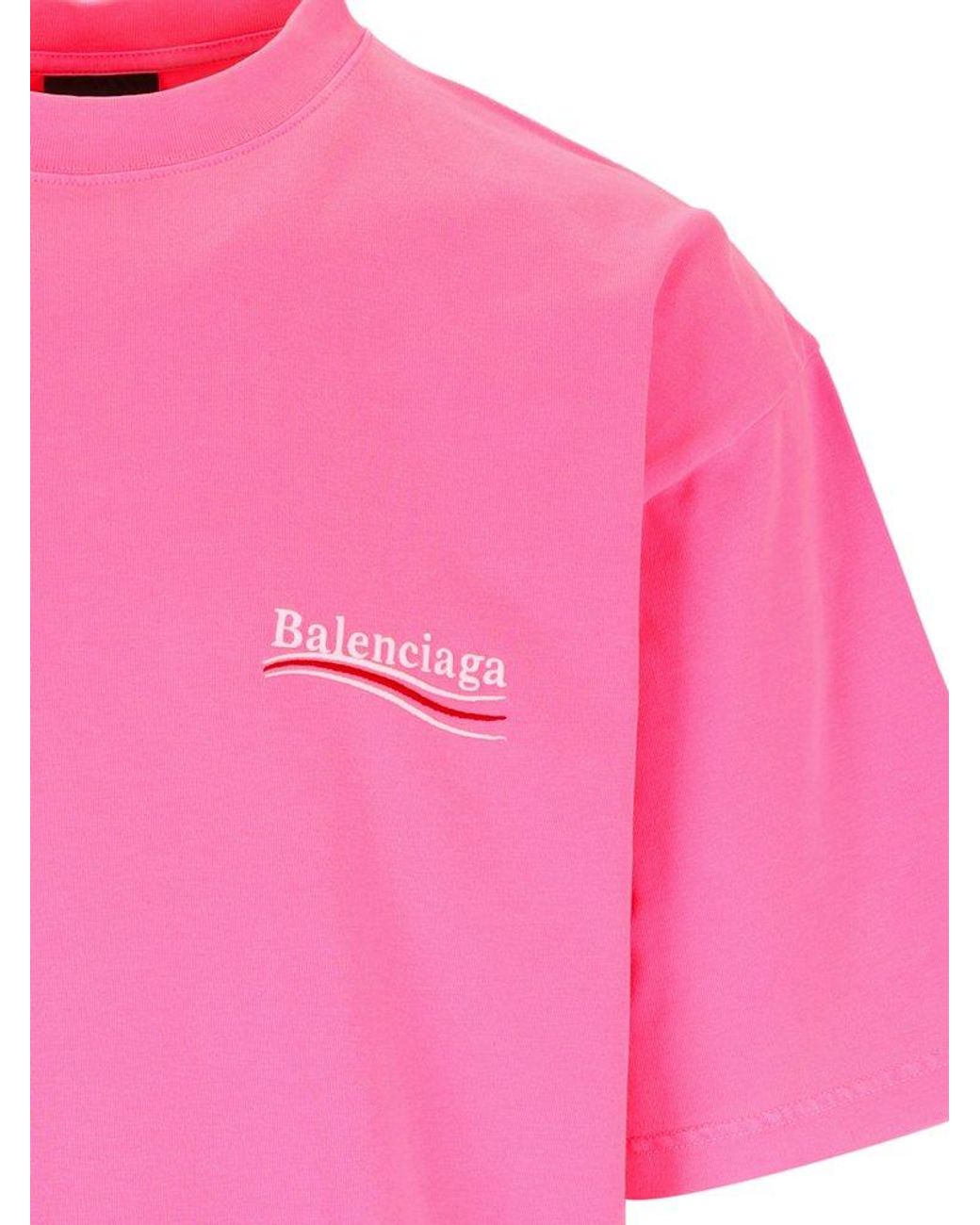 Balenciaga "political Campaign" T-shirt in Pink for Men | Lyst