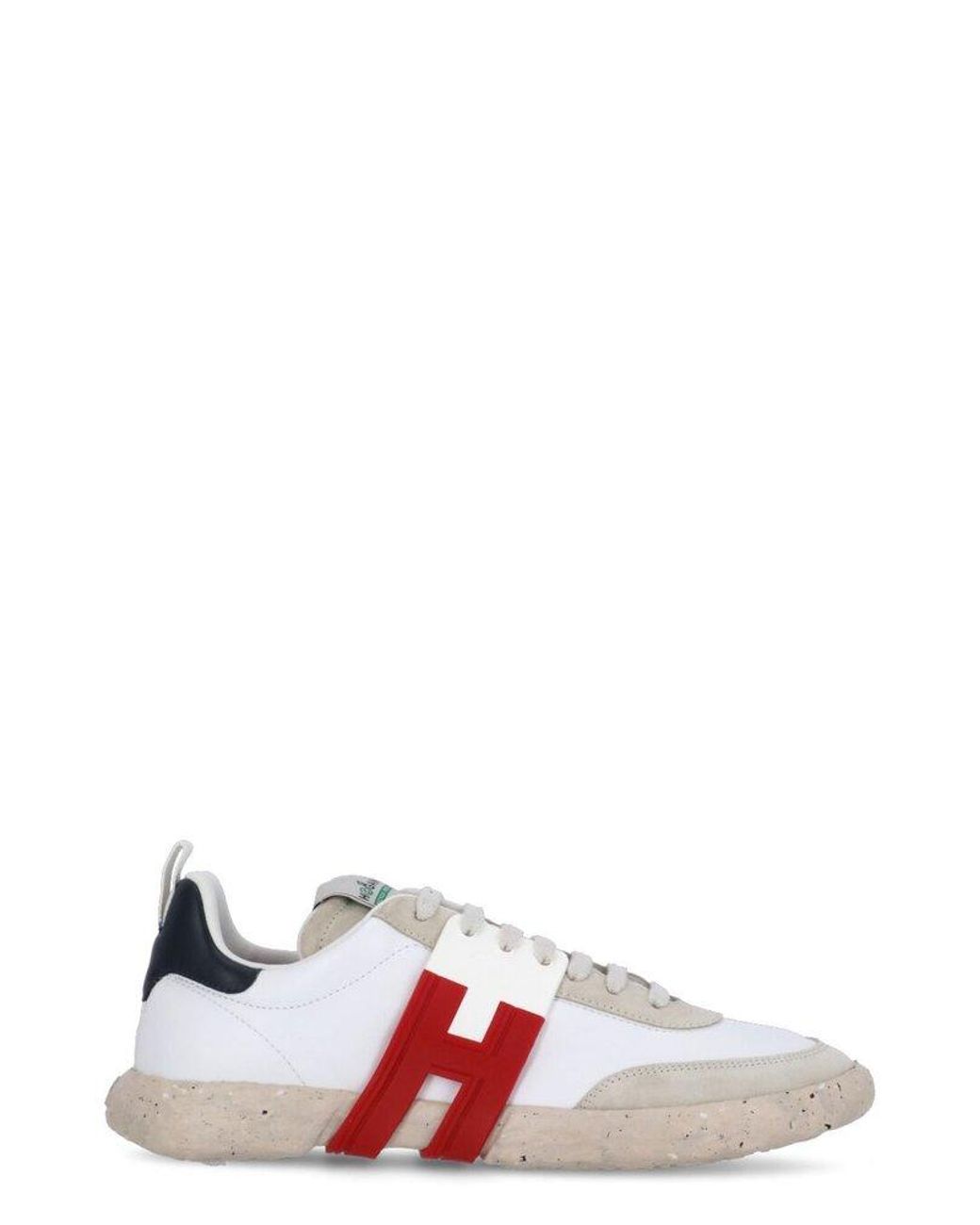 Hogan 3r H-logo Lace-up Sneakers in White for Men | Lyst