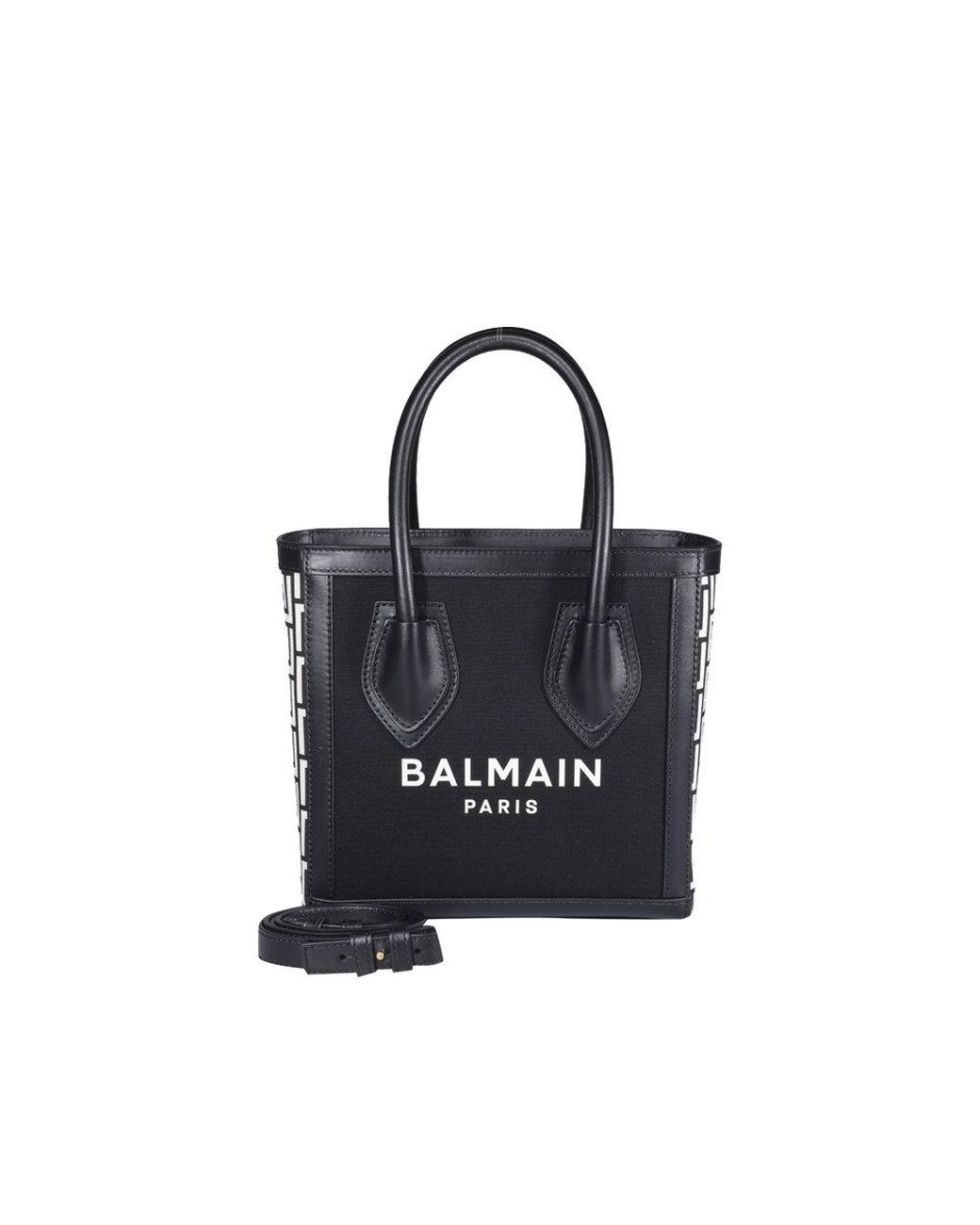 Balmain Barmy 24 Tote Bag in Black Lyst