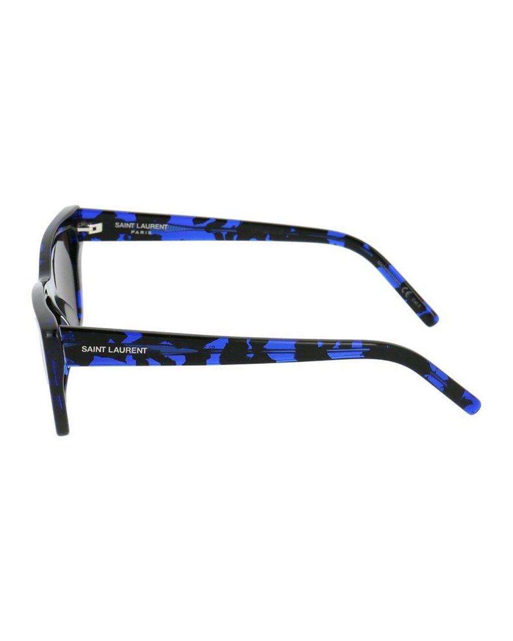 Saint laurent blue sunglasses sale