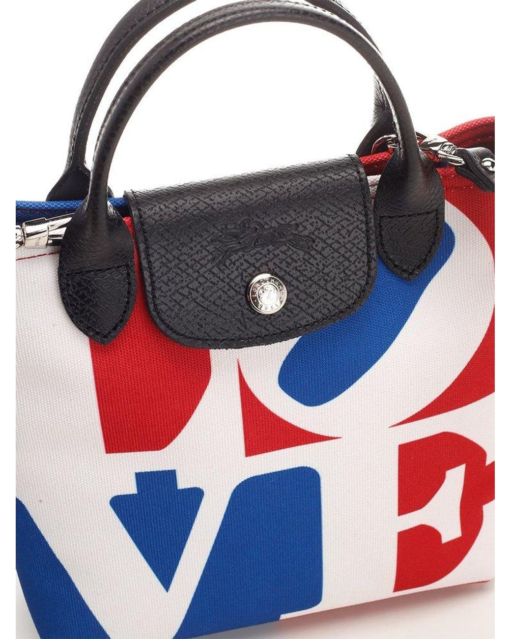 Longchamp X Robert Indiana Xs Crossbody Bag in Blue | Lyst