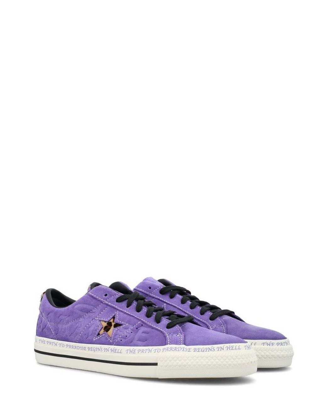 Converse one star shop ox court purple