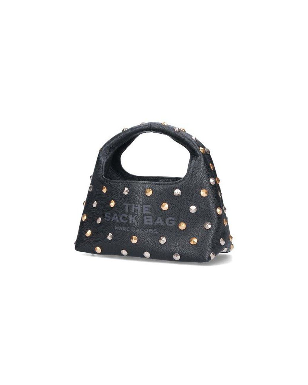 Marc Jacobs The Glam Stud Embellished Mini Sack Bag in Blue