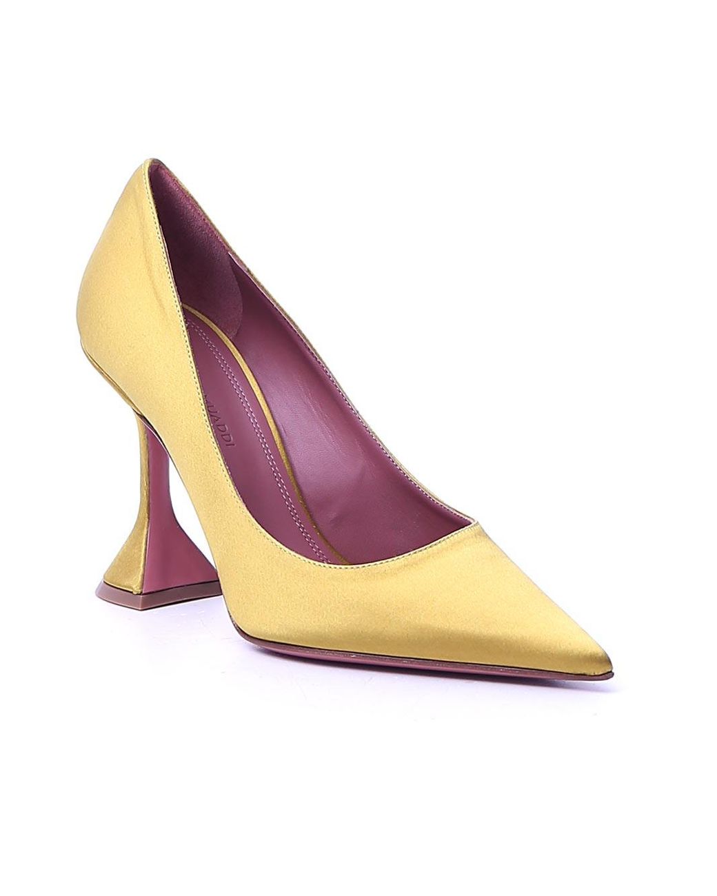 MUADDI Leather Ami Pointed-toe Pumps in Yellow - 6% Lyst