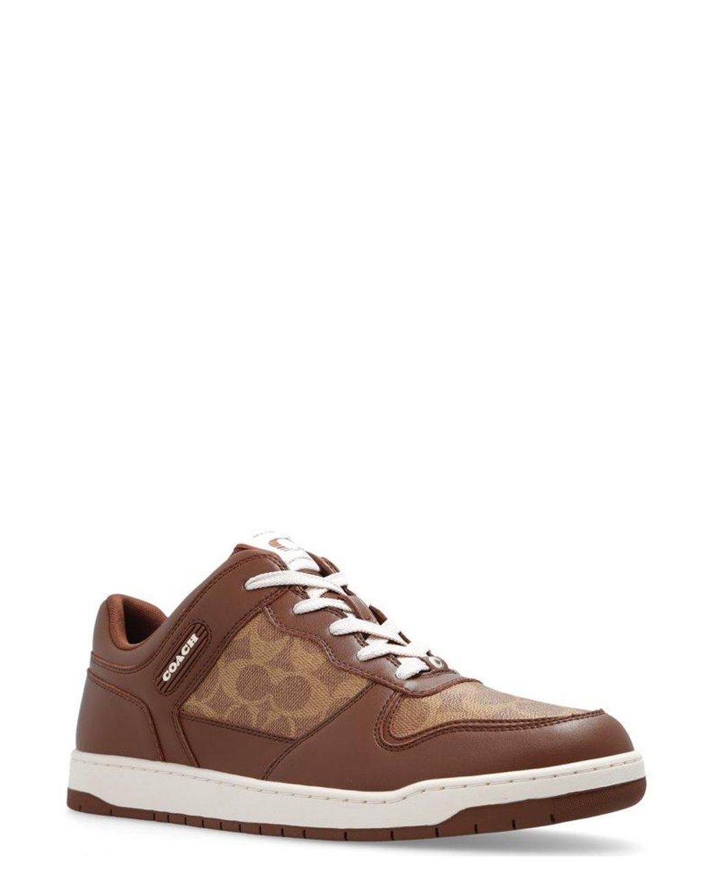 Coach logo deals sneakers