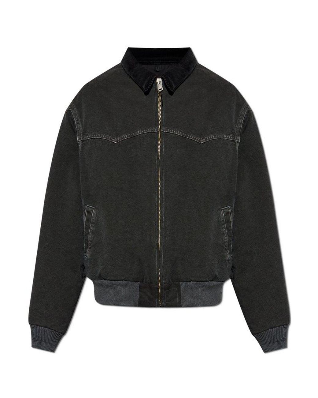 Maison Margiela Yoke Caban Jacket in Black for Men | Lyst