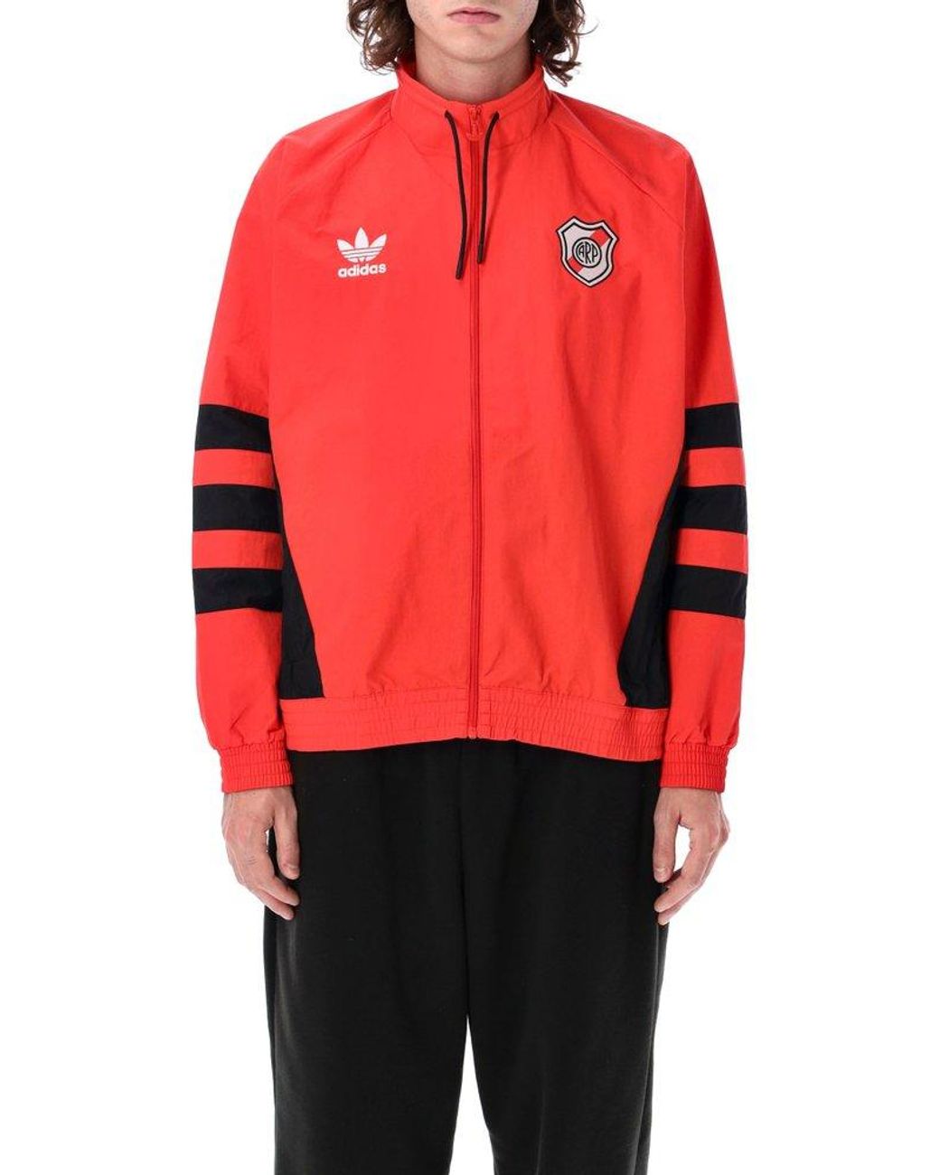 adidas Originals River Plate 94 Track Top in Red for Men | Lyst