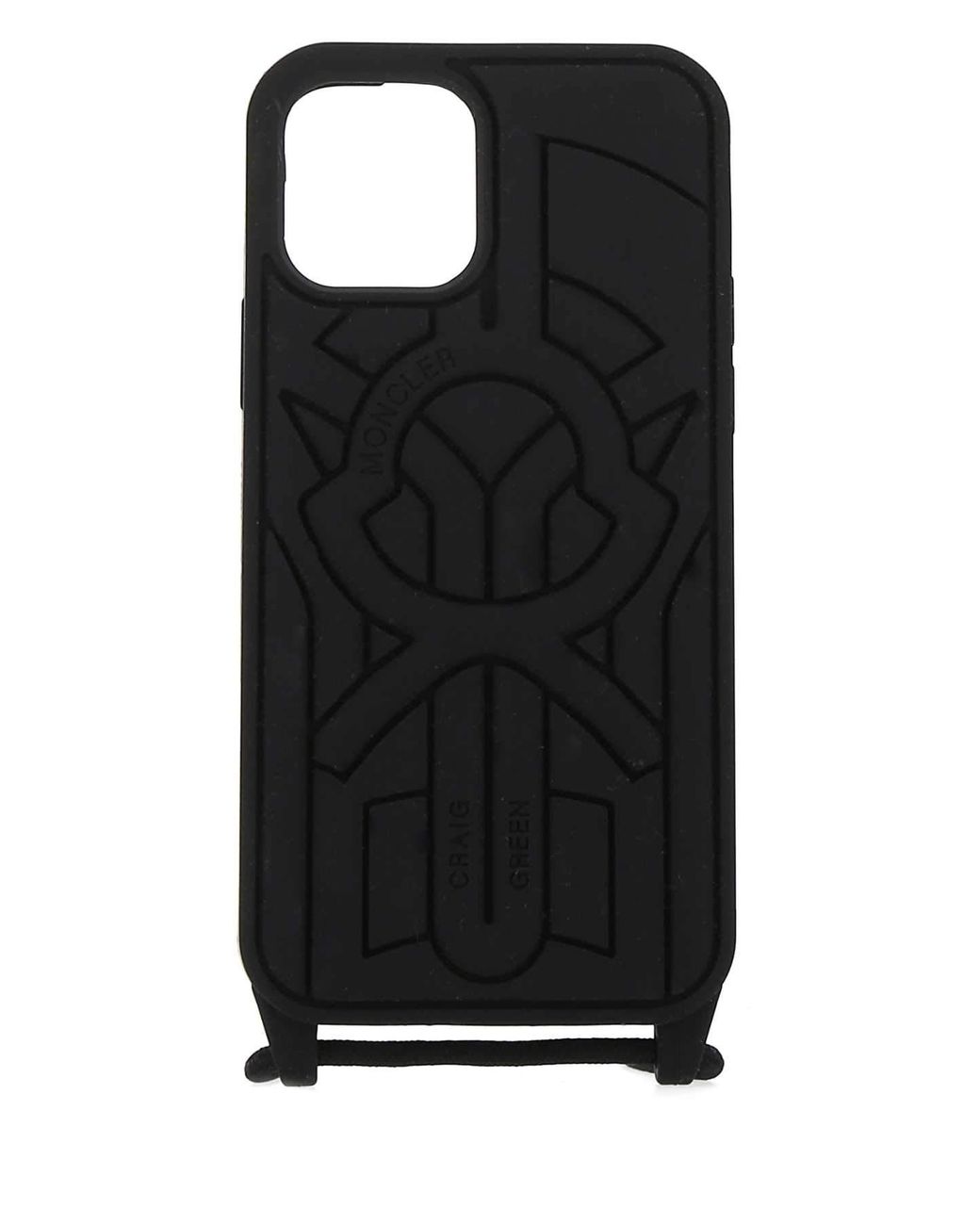 Moncler Genius Moncler X Craig Green Logo Motif Iphone Case in Black for Men - Lyst