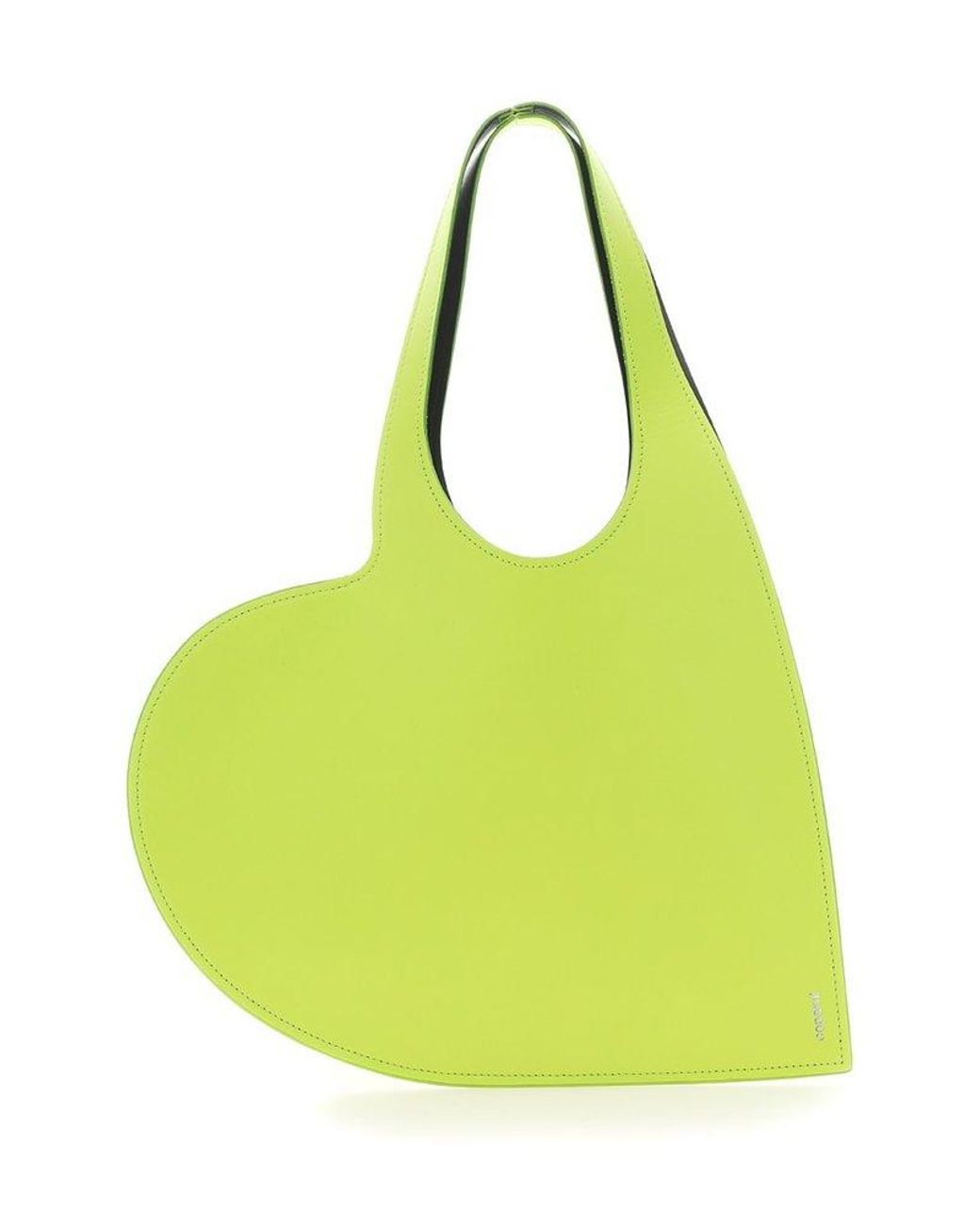Coperni Heart Logo Printed Mini Tote Bag in Yellow | Lyst