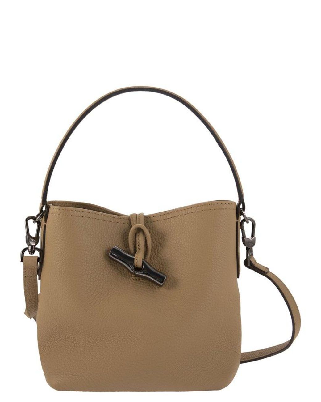 Longchamp Roseau Essential Bucket Bag S in Brown Lyst