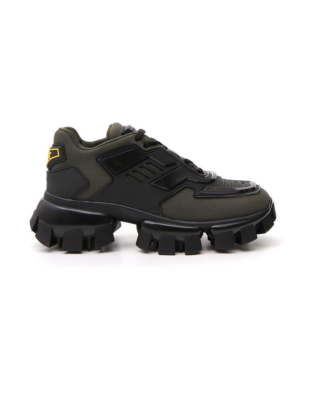Cloudbust patent leather sandal Prada Black size 38.5 EU in Patent leather  - 31146119