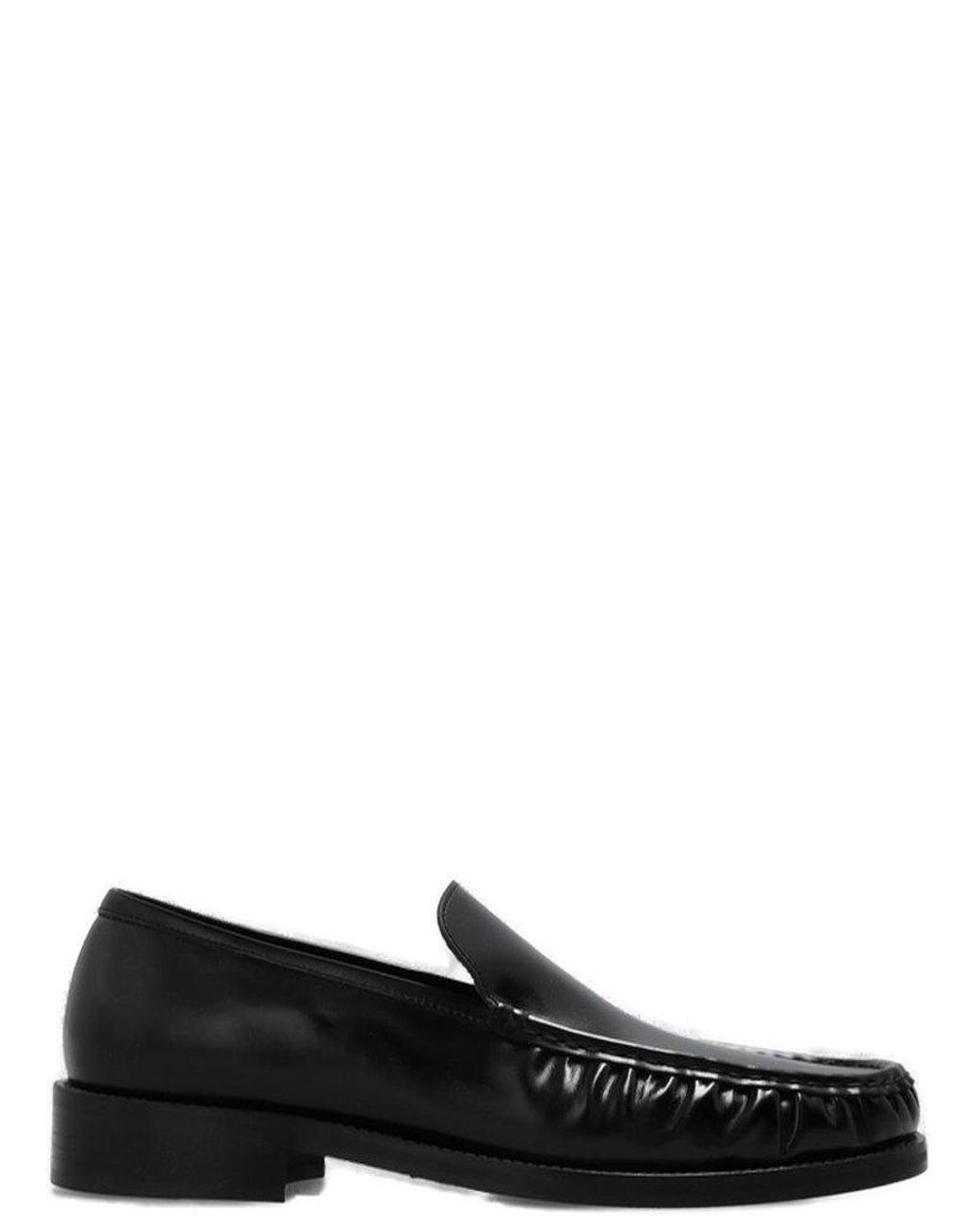 Acne Studios Slipon Loafers in Black for Men Lyst