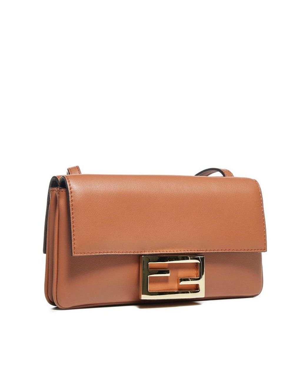 Fendi baguette mini leather shoulder bag sale