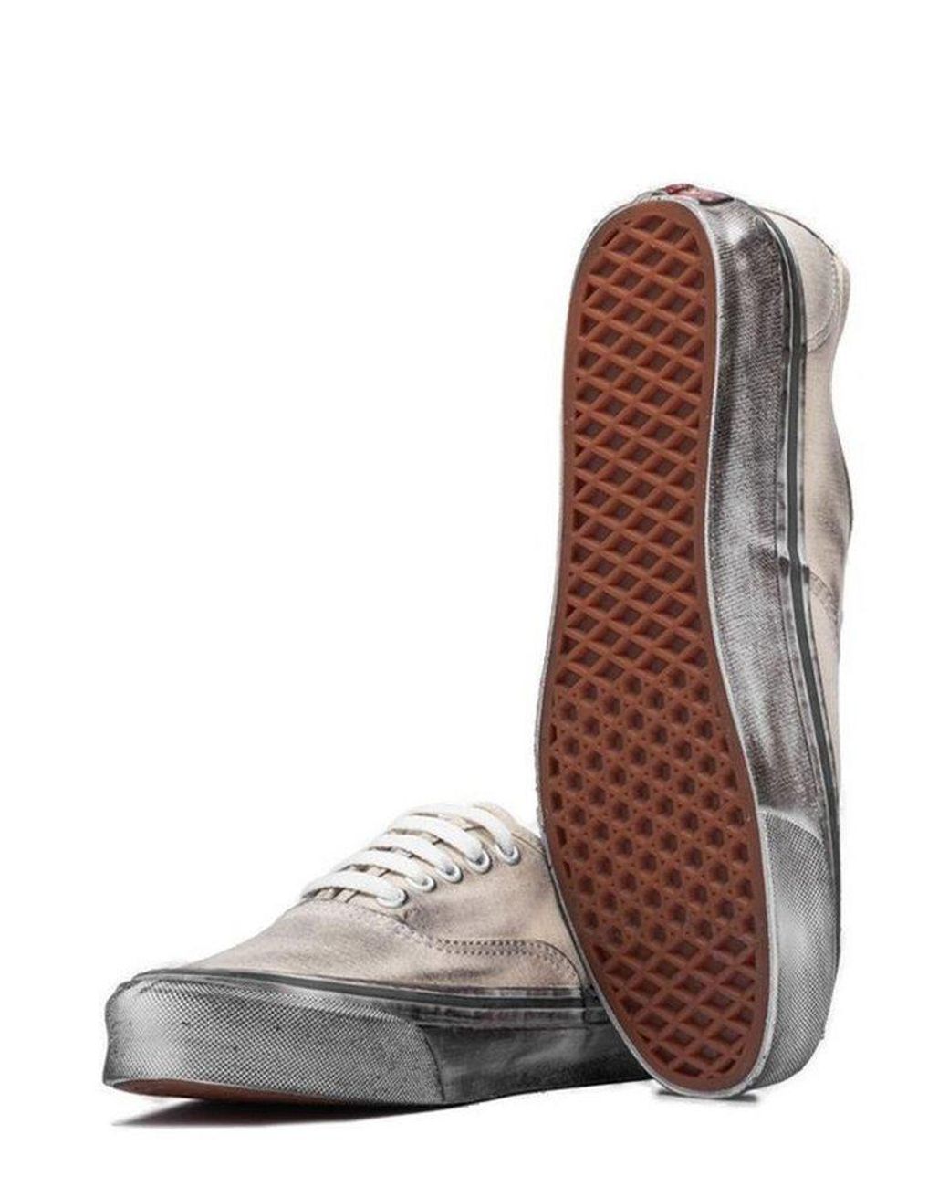 Vans Og Authentic Lx Lace-up Sneakers in Gray for Men | Lyst
