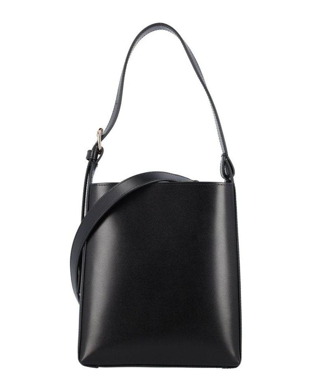 A.P.C. Virginie Small Bucket Bag in Black
