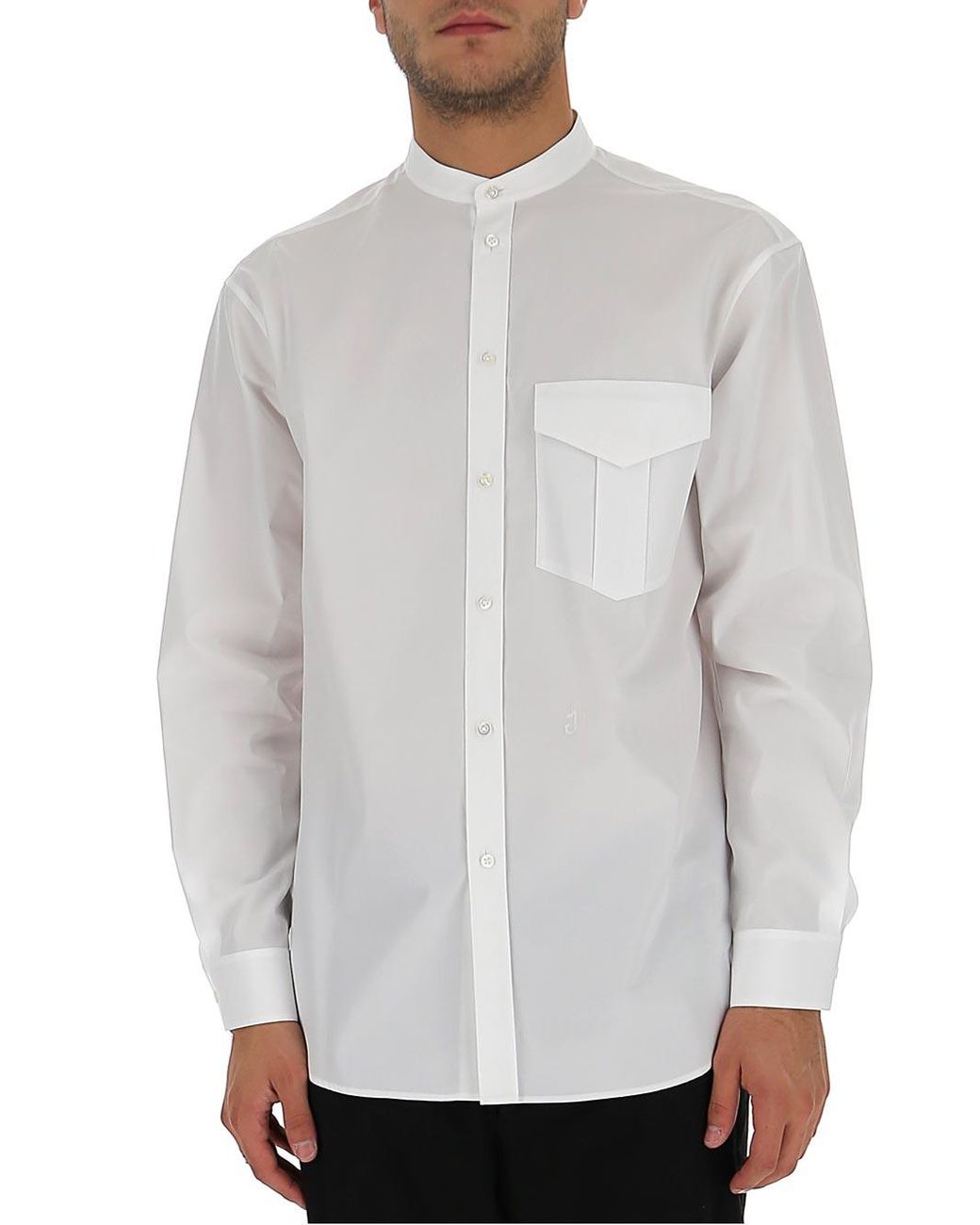 mandarin collar shirt