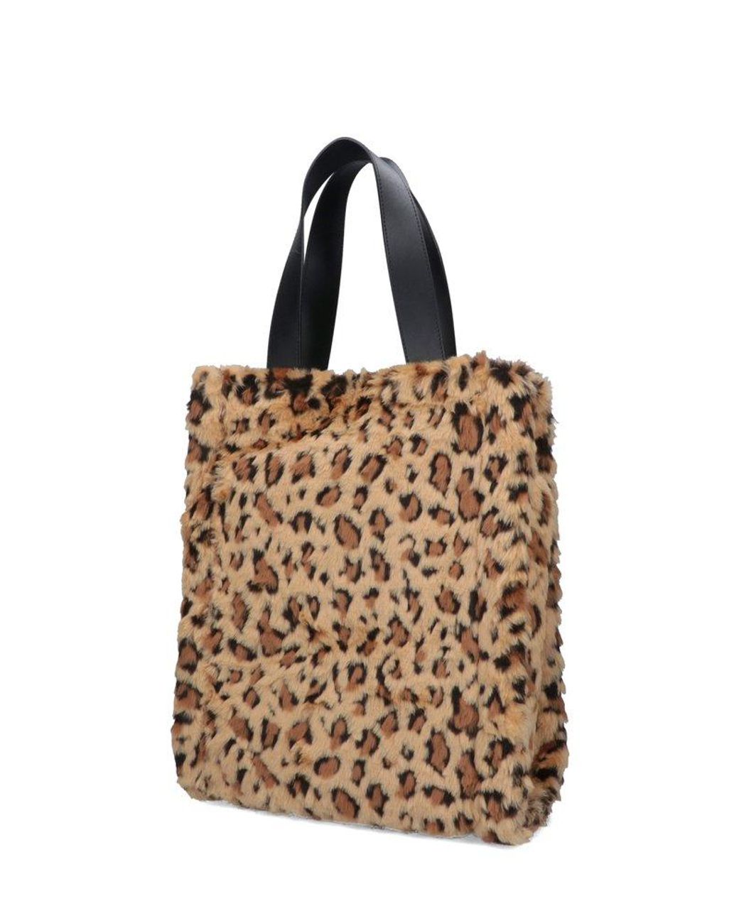 Junya Watanabe Leopard Printed Top Handle Bag in Natural | Lyst Canada