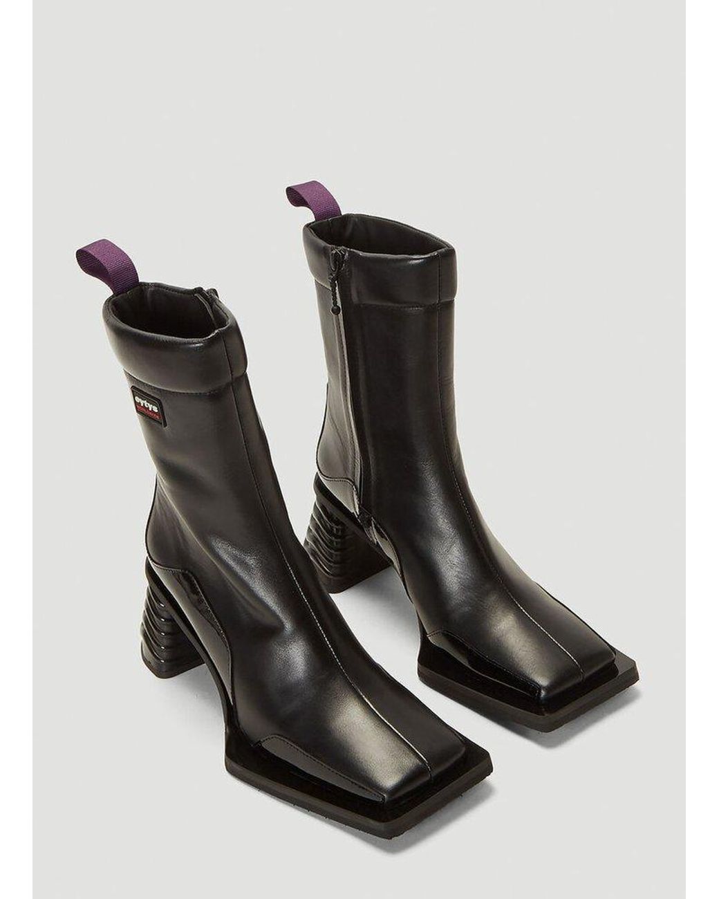 Eytys Gaia Leather Boots in Black | Lyst