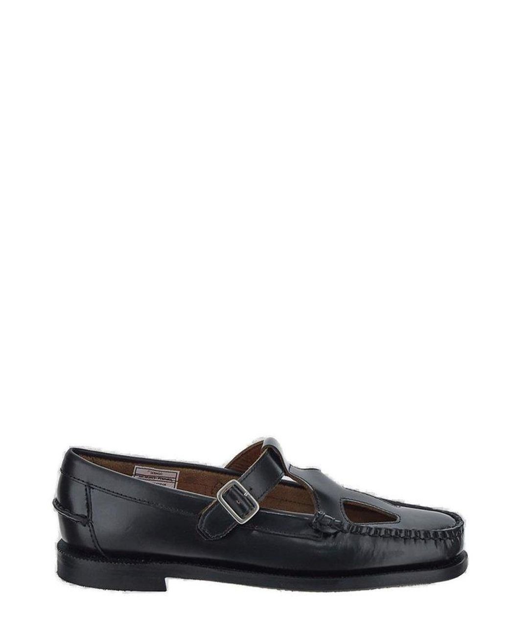 Side cut shop out loafers
