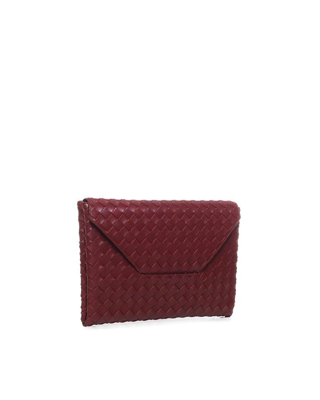 ●BOTTEGAVENETA ●ボッテガヴェネタ Pouch Origami Bottega Veneta® Women's Origami Large Envelope Pouch in Dark