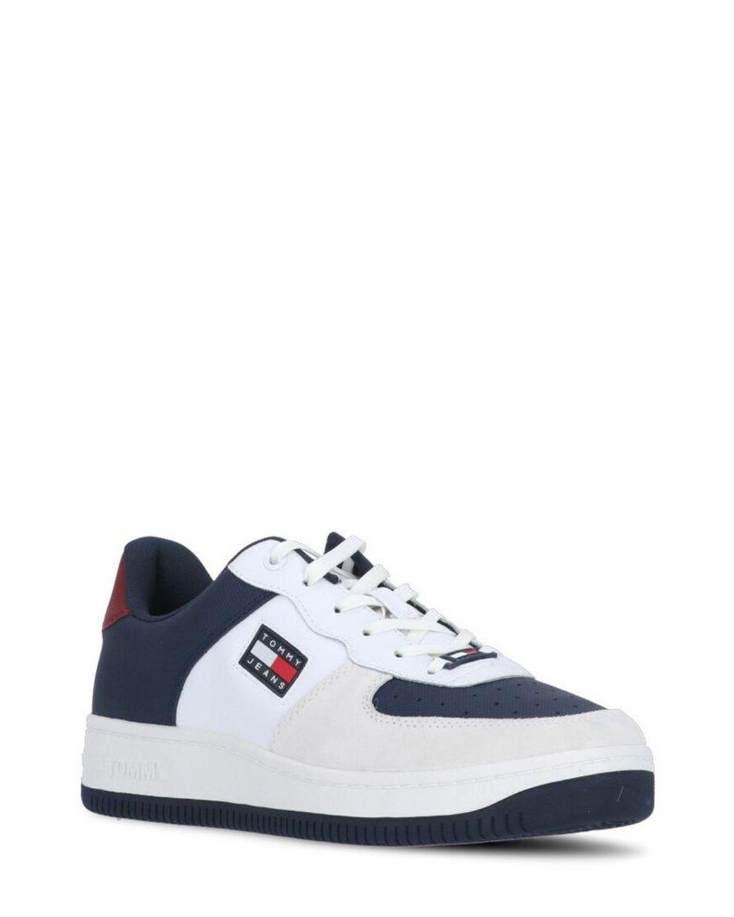 Tommy Hilfiger Varsity Basket Trainers in Blue for Men | Lyst