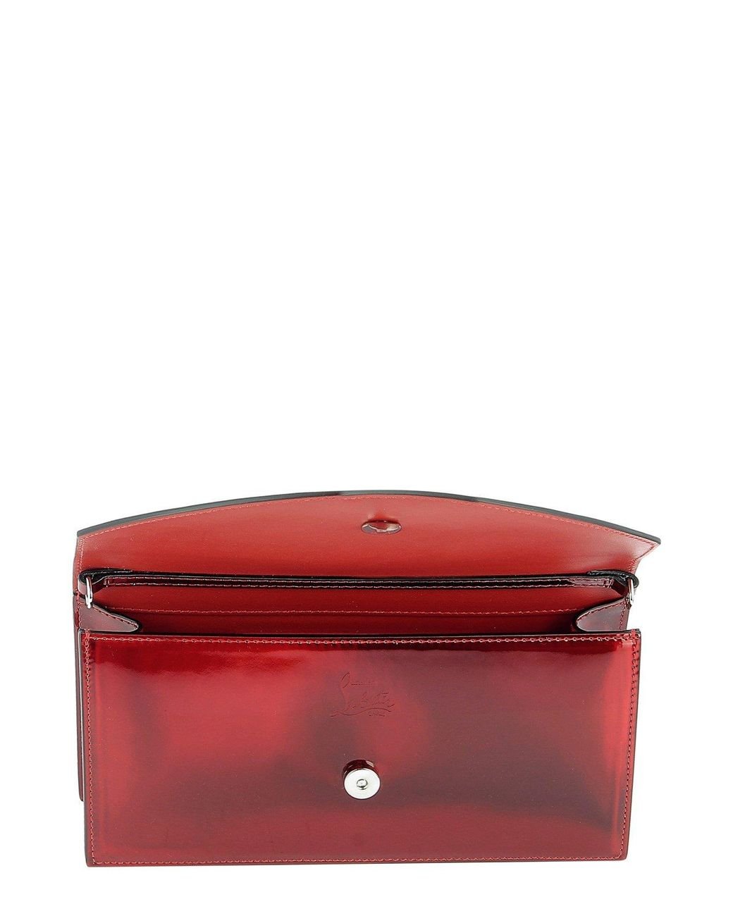 Red ombre clutch bag sale