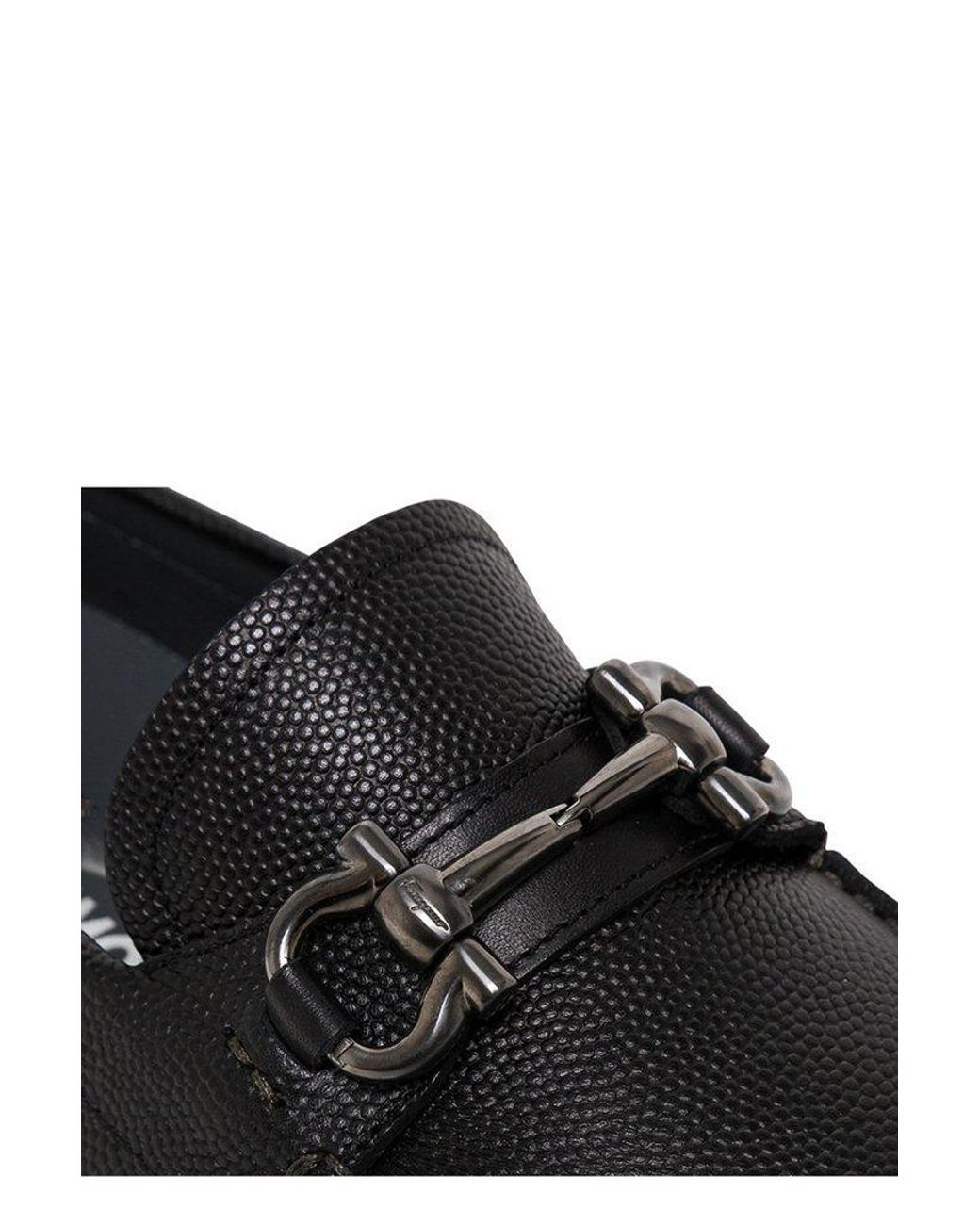 Ferragamo Gancini Buckle Loafers in 