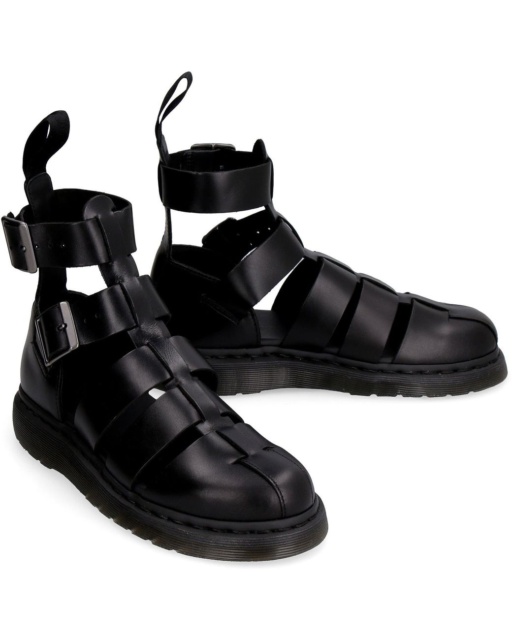 Dr. Martens Geraldo Sandals in Black | Lyst
