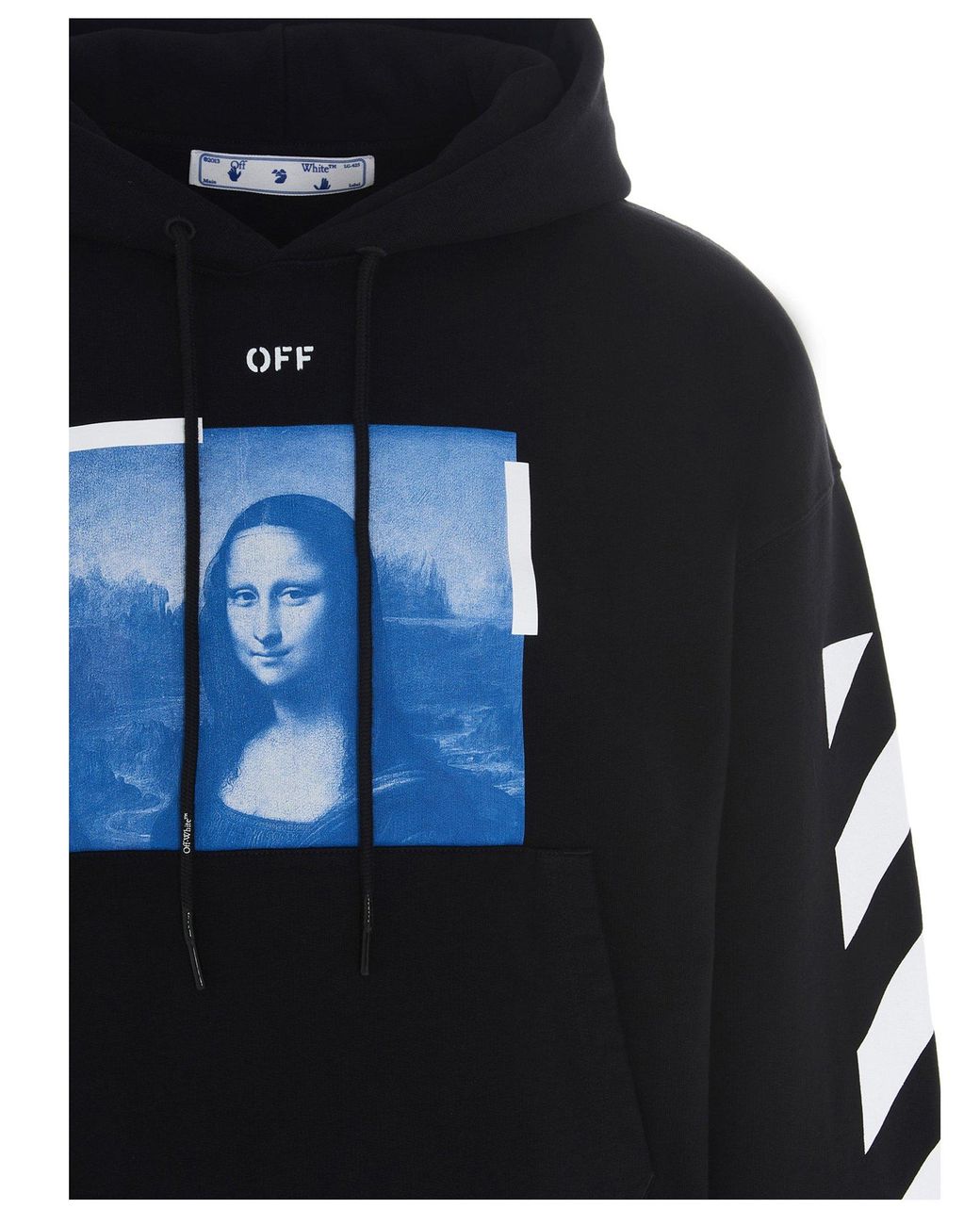 OFF-WHITE Mona Lisa Hoodie White/Black Men's - SS21 - US