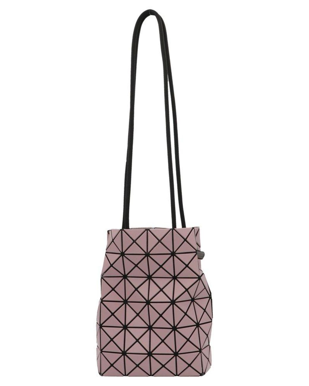 Bao Bao Issey Miyake Wring Geometric Drawstring Shoulder Bag in Pink | Lyst