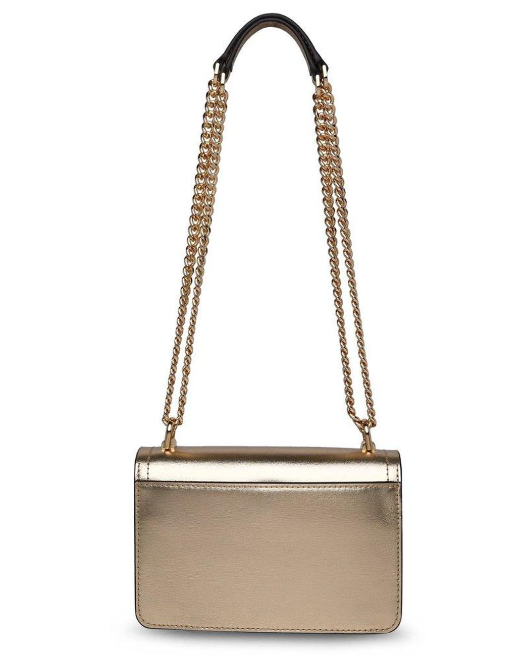 Michael kors discount gold crossbody bag