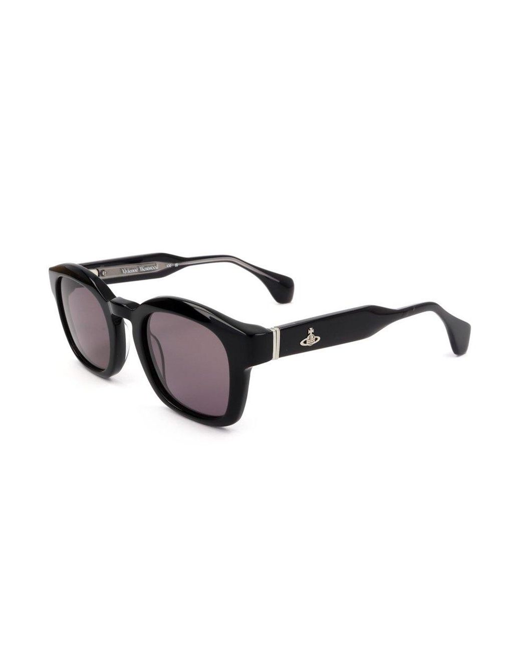 Vivienne Westwood Square Frame Sunglasses in Black | Lyst