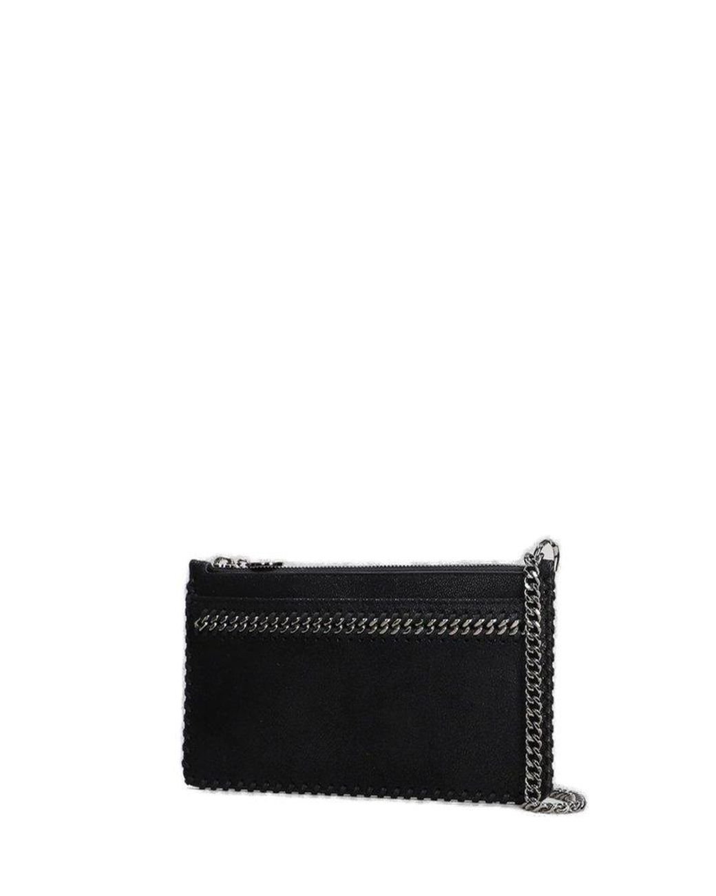 Stella McCartney Falabella Chain Detailed Clutch Bag in