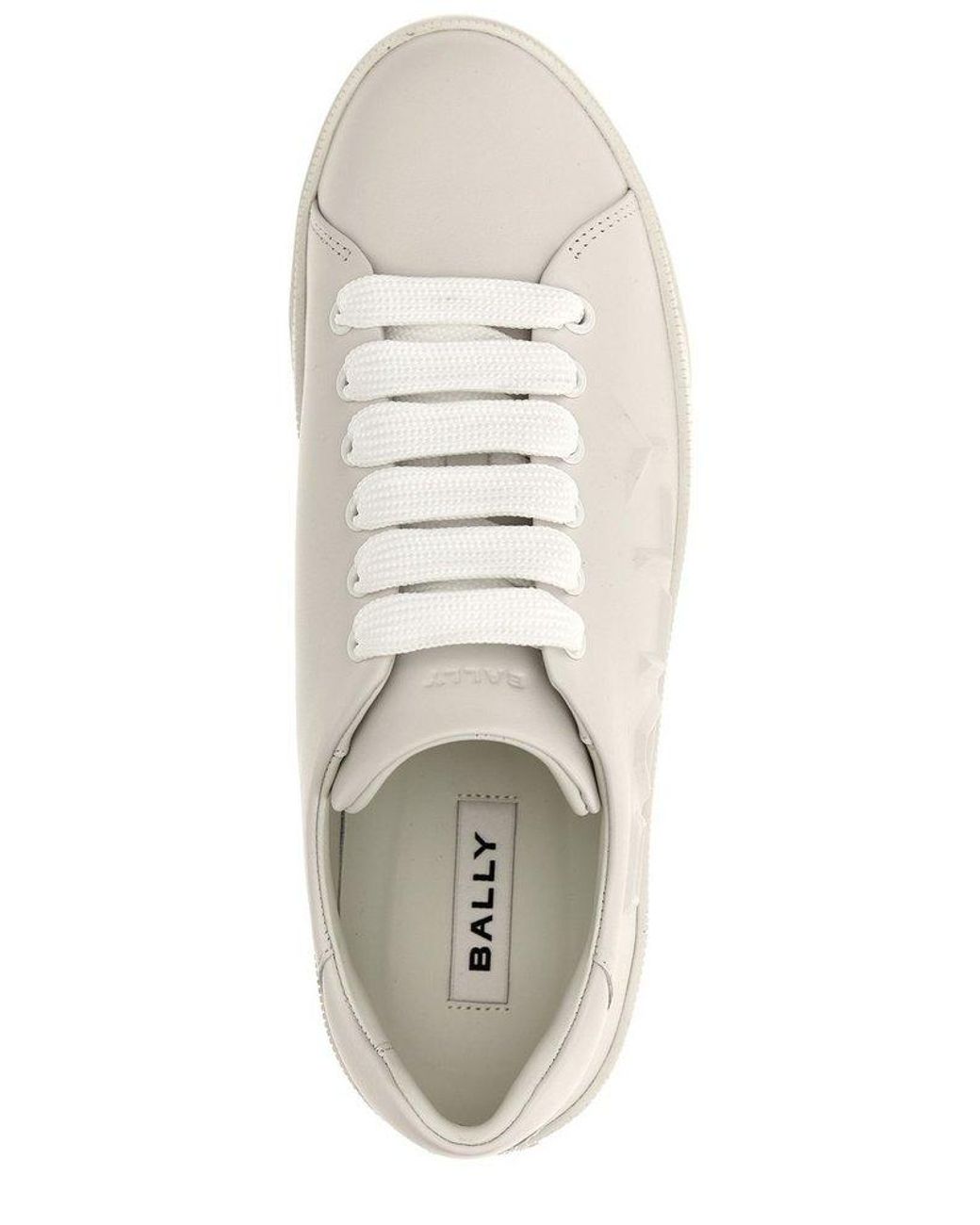 White round store toe trainers