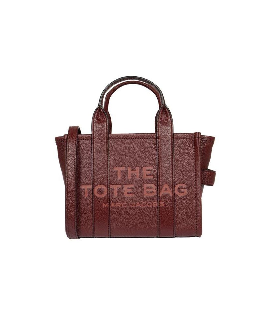 Marc Jacobs The The Mini Tote Bag Burgundy in Red | Lyst Canada