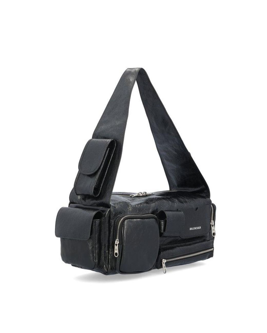 Balenciaga Superbusy Small Sling Bag in Black for Men Lyst