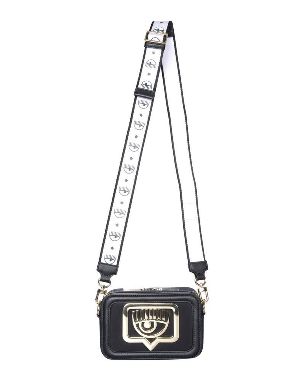 Chiara Ferragni Eye Like Tote Bag in Black