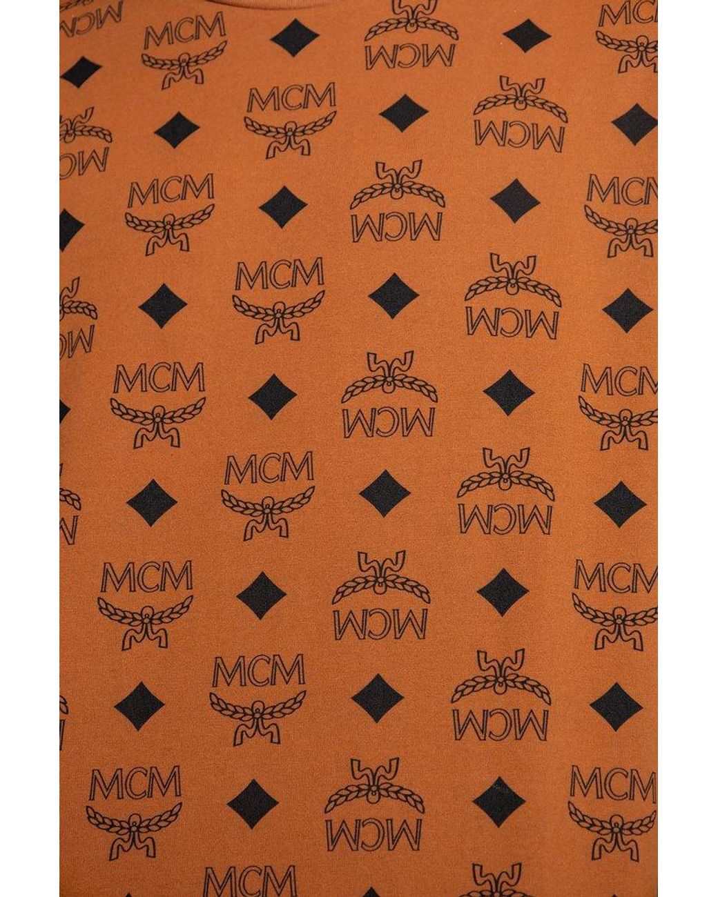 MCM Monogrammed T-shirt in Brown for Men