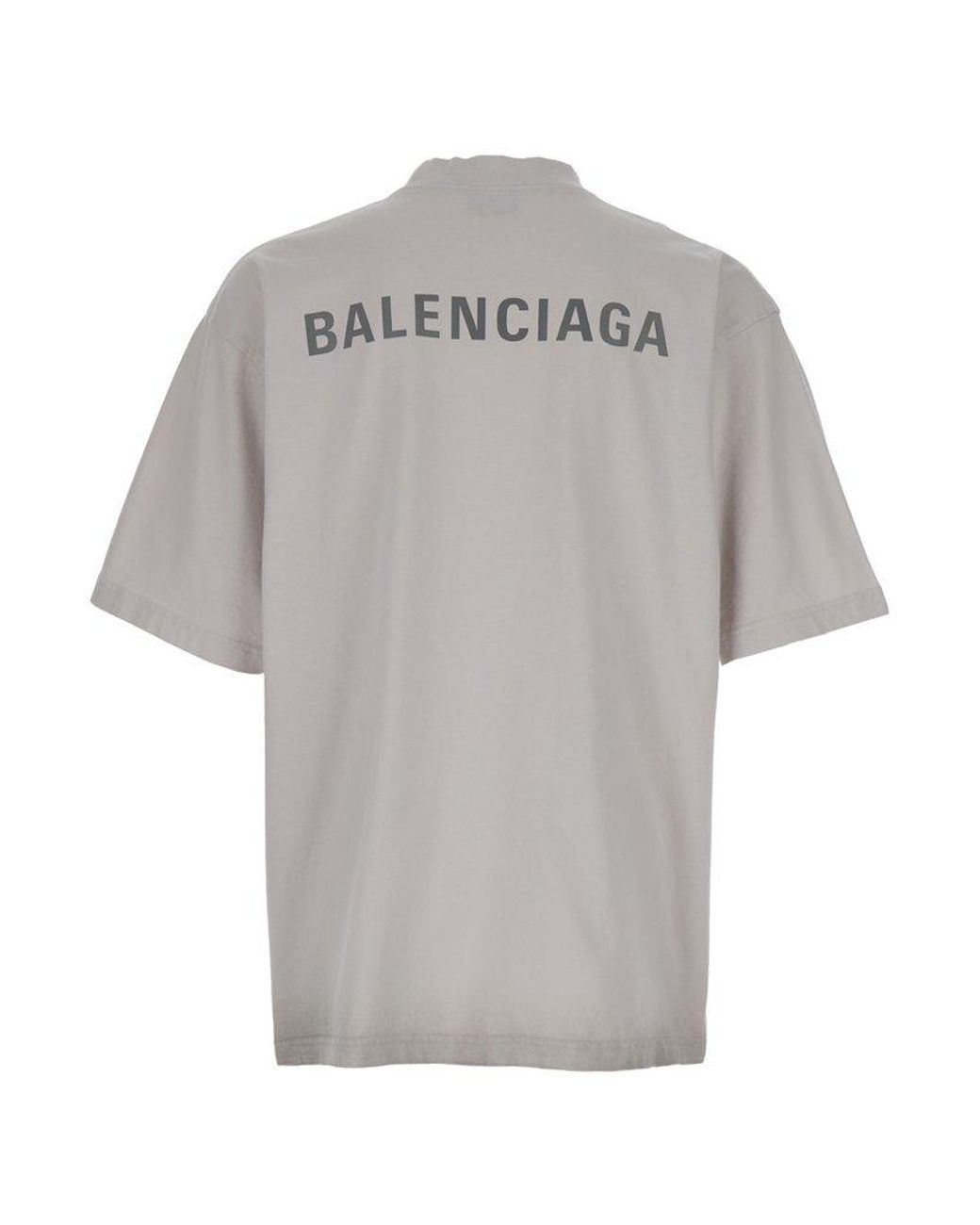 【関税&送料込】Balenciaga Grigio Chiaro Stampa Con Logo Sul Balenciaga Logo zip sweatshirt available on SUGAR - 181781