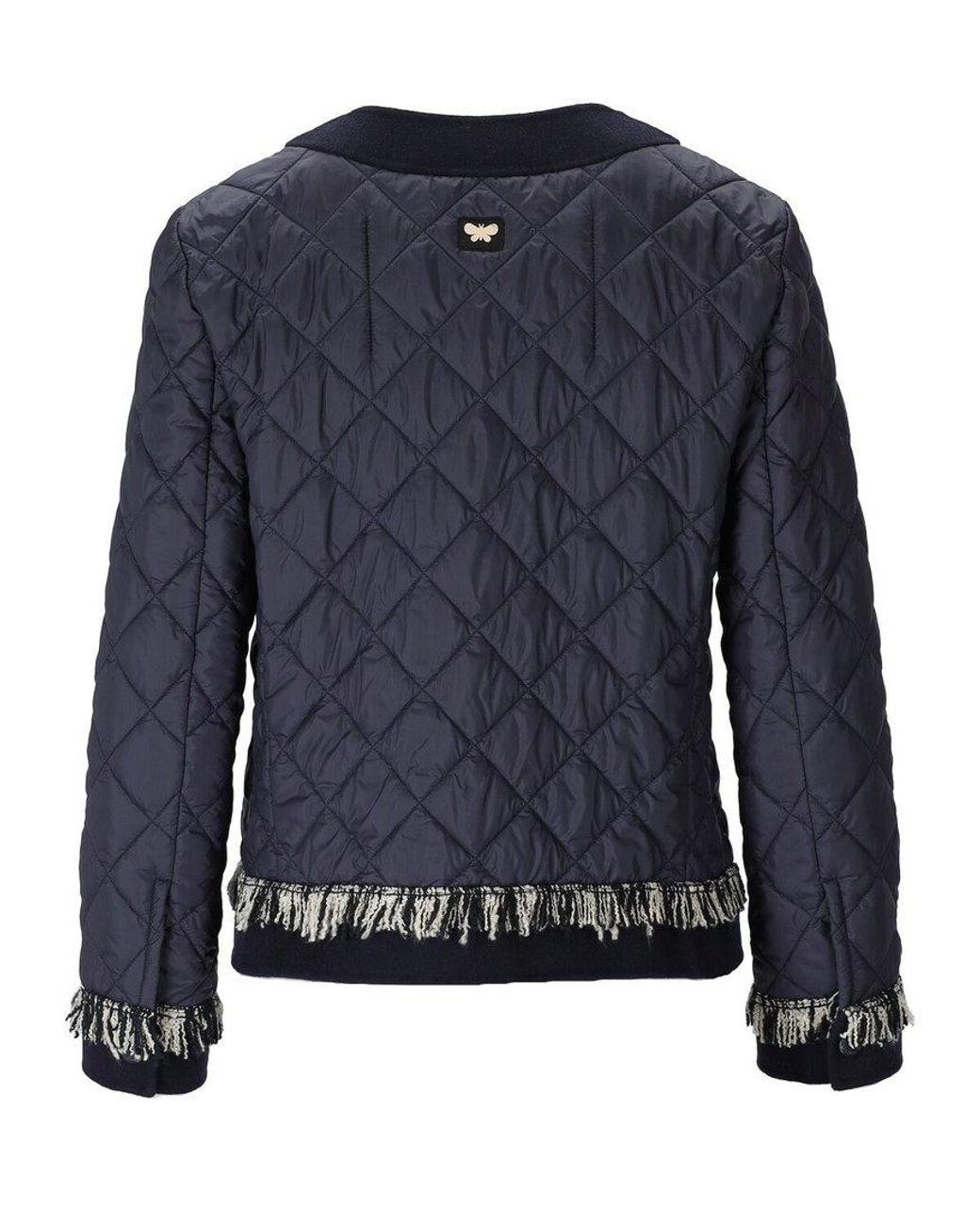 Weekend by Maxmara Ferro Blue Quilted Jacket | Lyst
