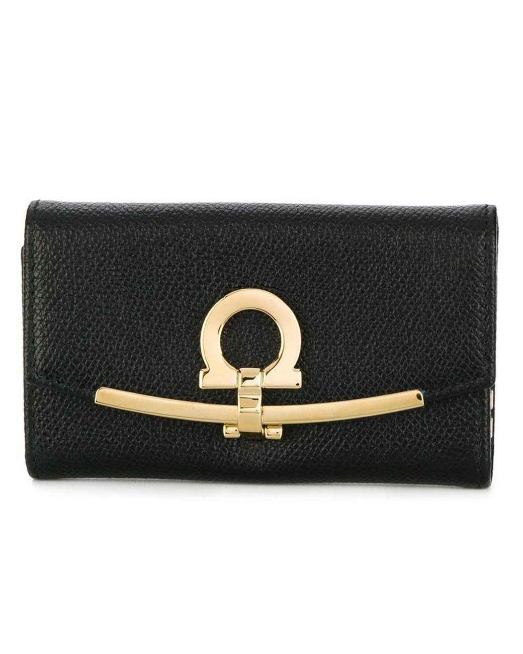 Ferragamo Gancini Key Case in Black Lyst