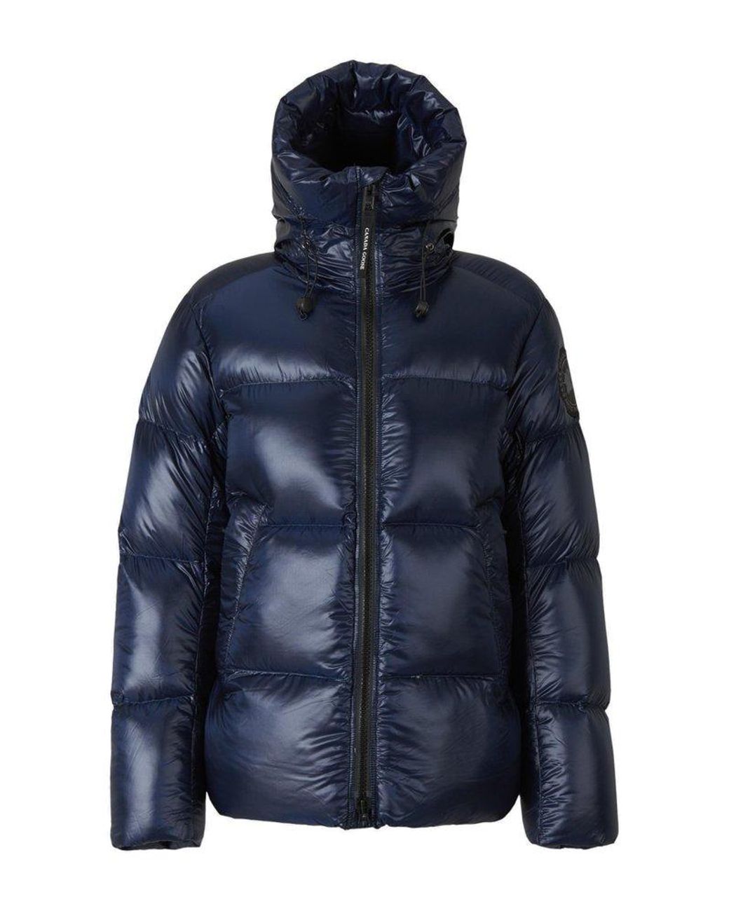 Canada Goose Crofton Puffer Hooded Down Jacket in Blue for Men | Lyst
