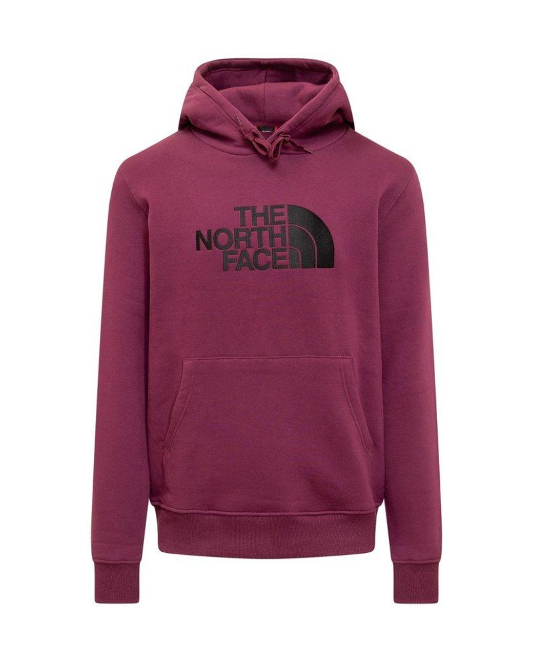 Purple north face deals sweatshirt